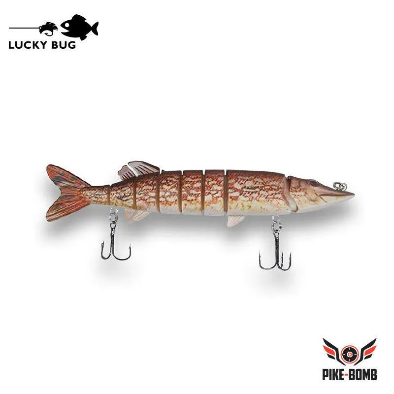 Lucky Bug 5" Pike Bomb Lures