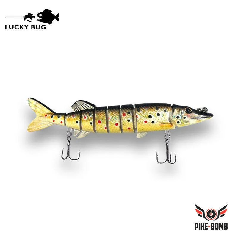 Lucky Bug 5" Pike Bomb Lures