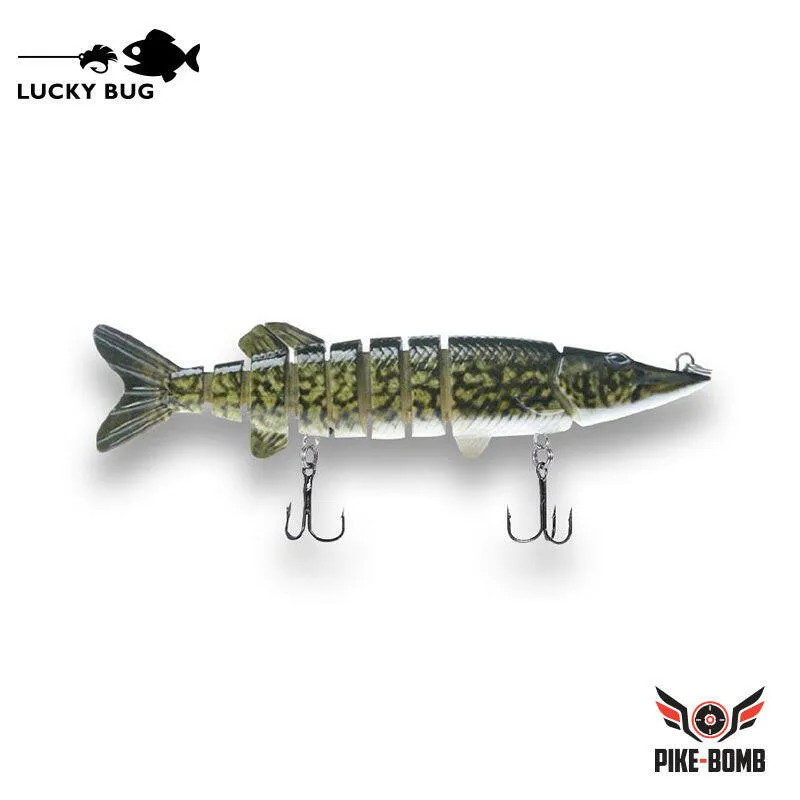 Lucky Bug 5" Pike Bomb Lures