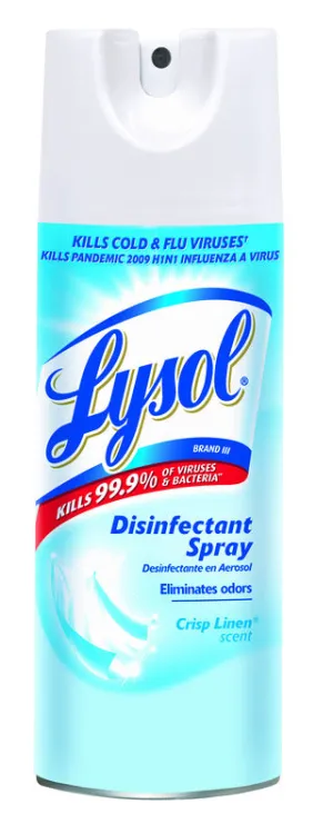 Lysol Crisp Linen Scent Disinfectant Spray 12.5 oz 1 pk