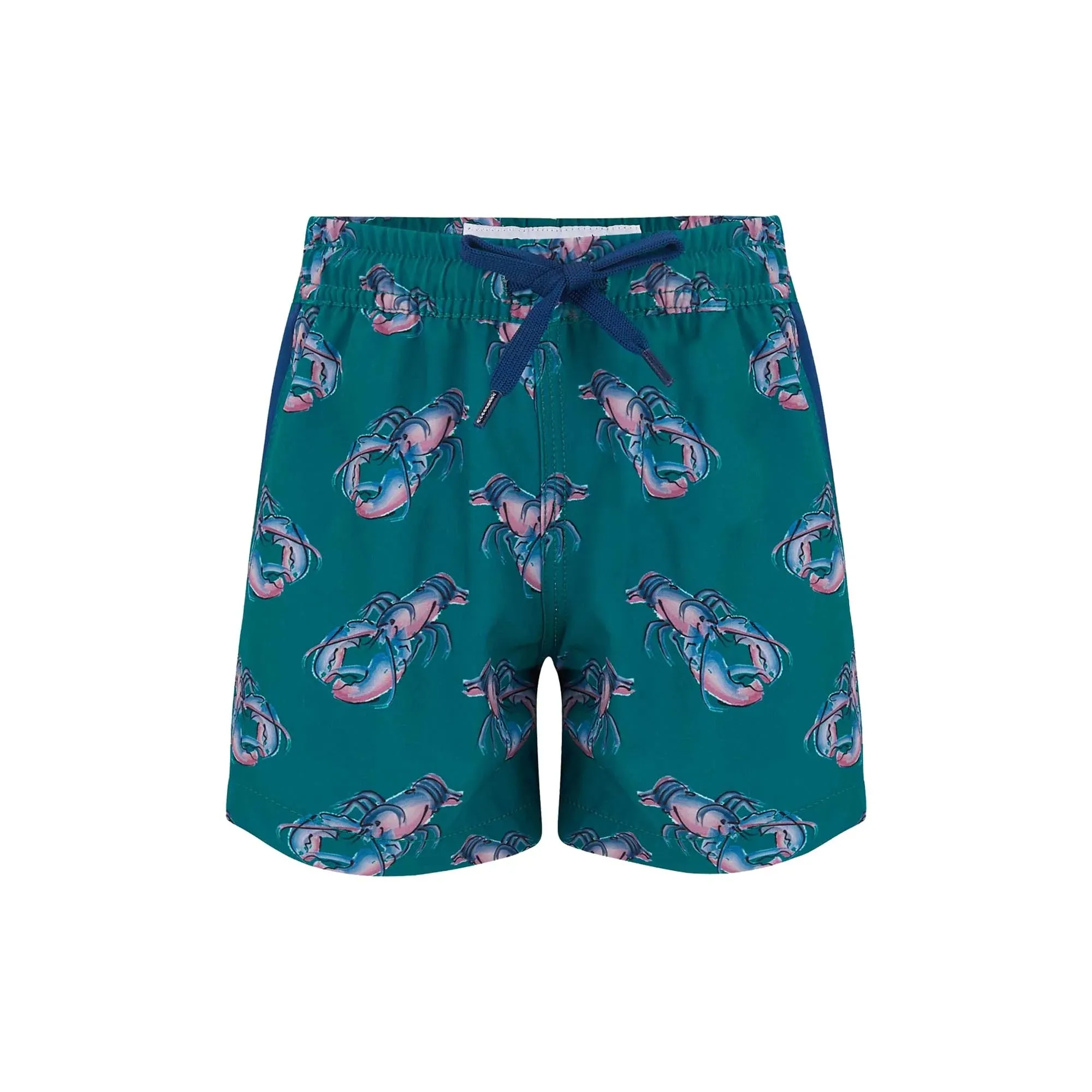 Matching Father & Son Lobster Swim Shorts with Waterproof Pocket