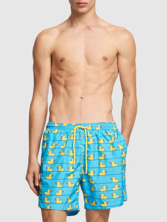 Mc2 Saint Barth   Ducky Print ultralight swim shorts 