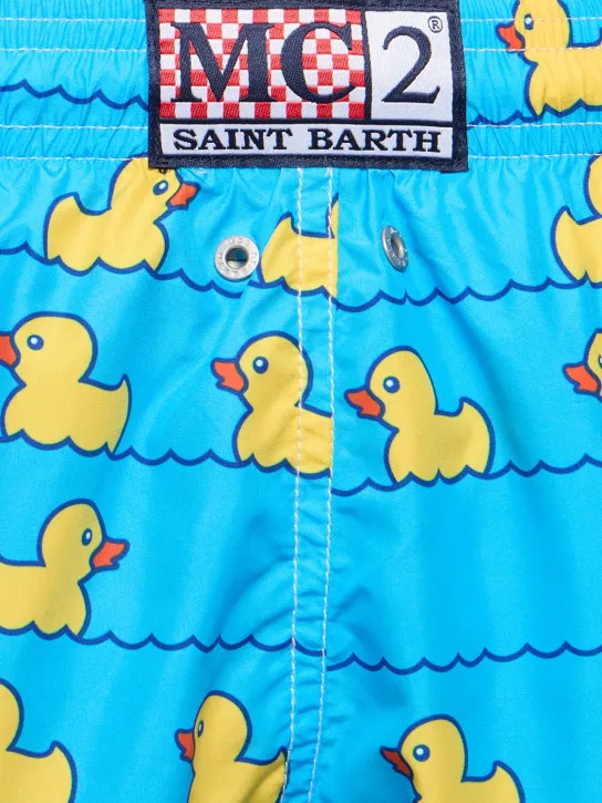 Mc2 Saint Barth   Ducky Print ultralight swim shorts 