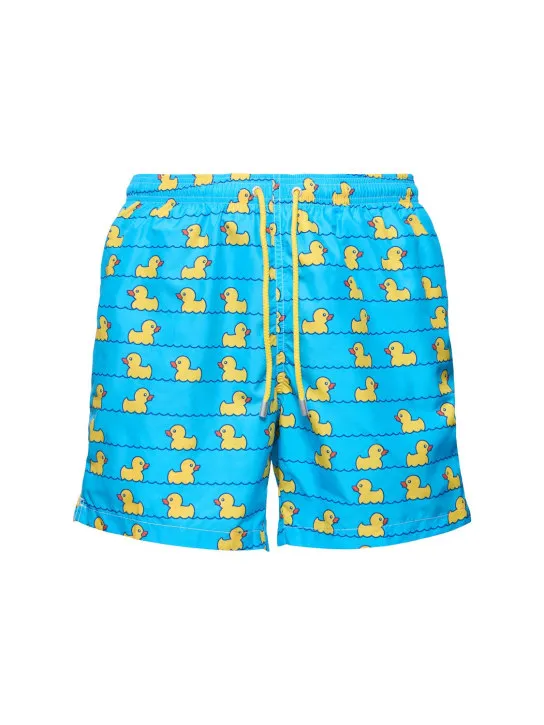 Mc2 Saint Barth   Ducky Print ultralight swim shorts 