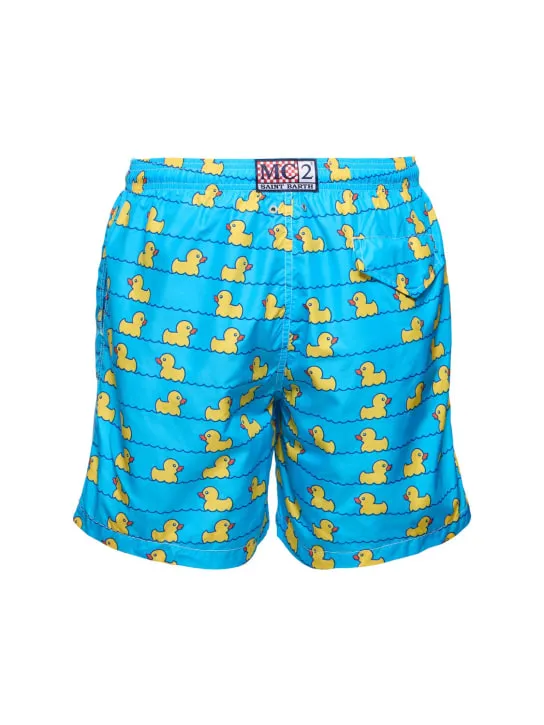 Mc2 Saint Barth   Ducky Print ultralight swim shorts 