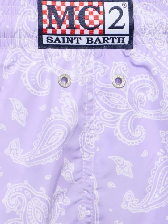 Mc2 Saint Barth   Paisley print ultralight swim shorts 