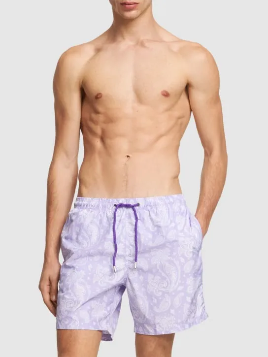 Mc2 Saint Barth   Paisley print ultralight swim shorts 