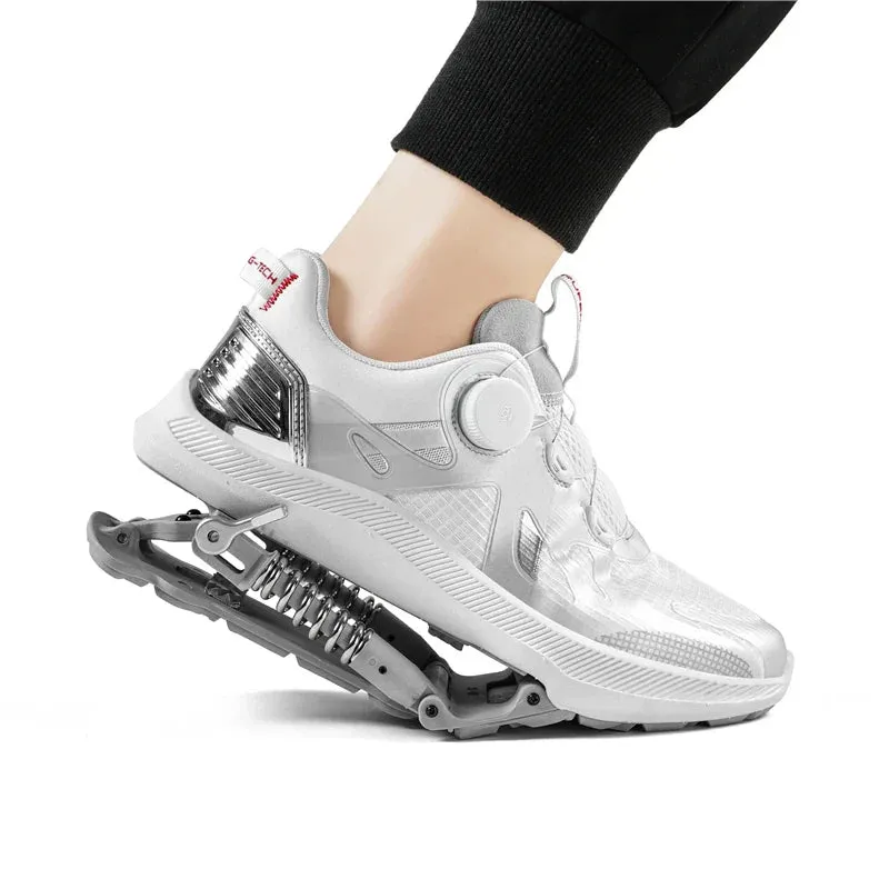 Mechanical Assisted Shock-Absorbing Running Shoes