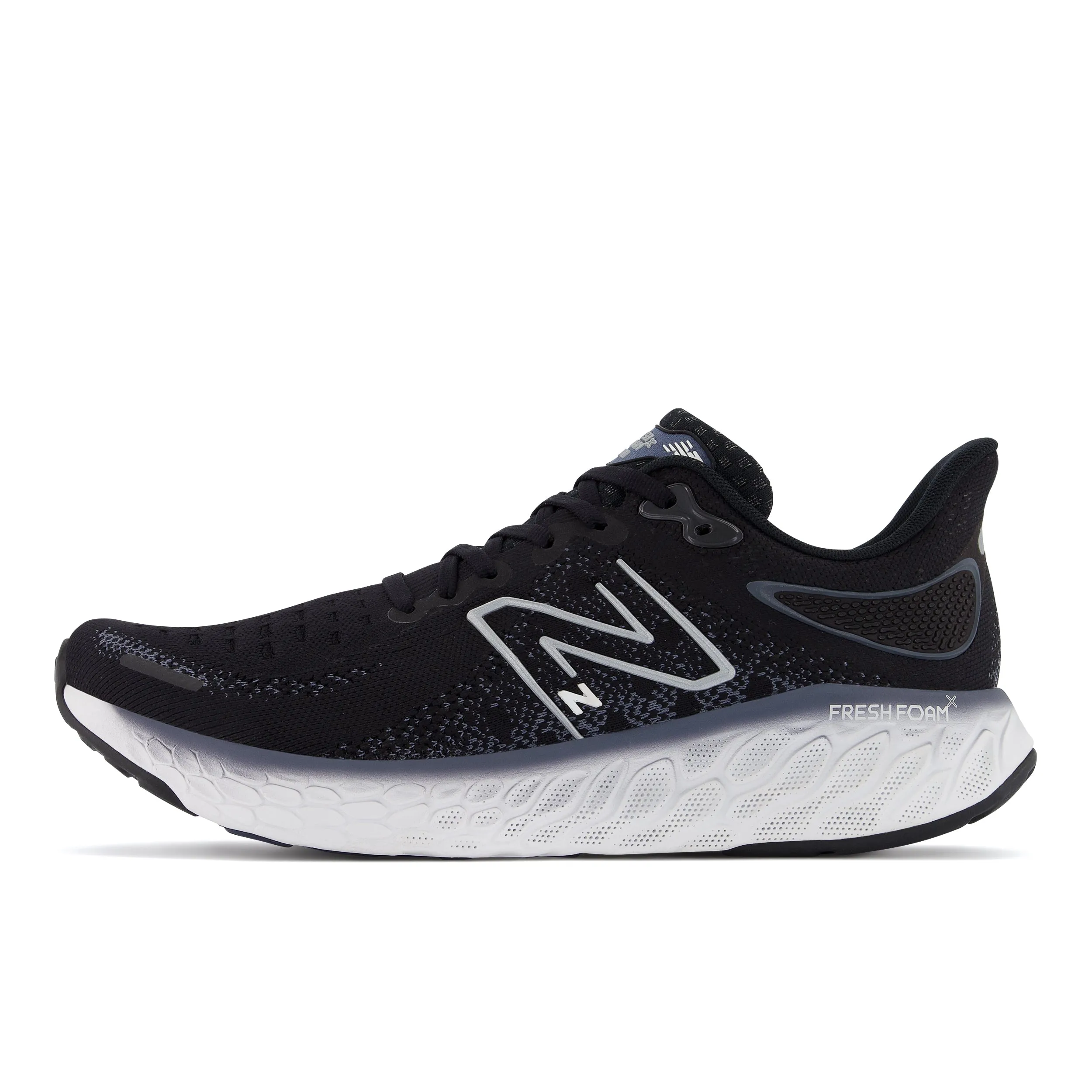 Men's New Balance Fresh Foam X 1080v12 Color: Black w/ Thunder and White