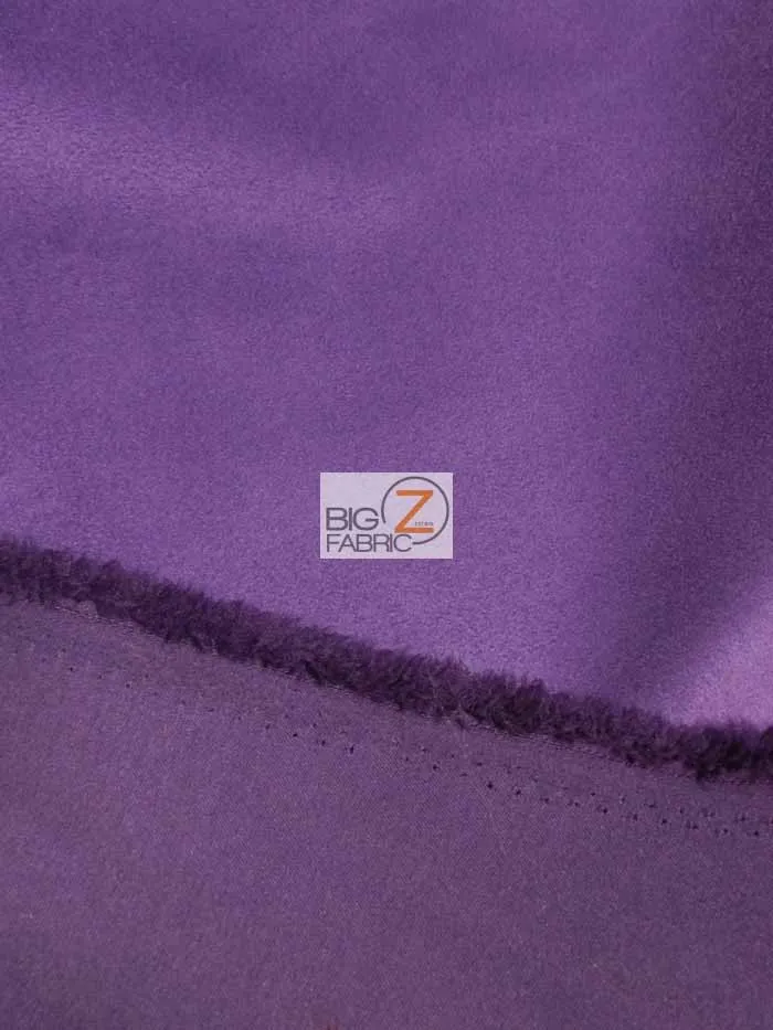 Microfiber Suede Upholstery Fabric / Purple / Passion Suede Microsuede