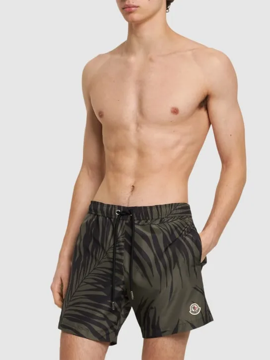 Moncler   Printed tech swim shorts 