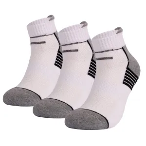 Mush Bamboo Performance Socks for Men || Sports & Casual Wear Ultra Soft, Anti Odor, Breathable Ankle Length Pack of 3 UK Size 6-10 (White, 3)