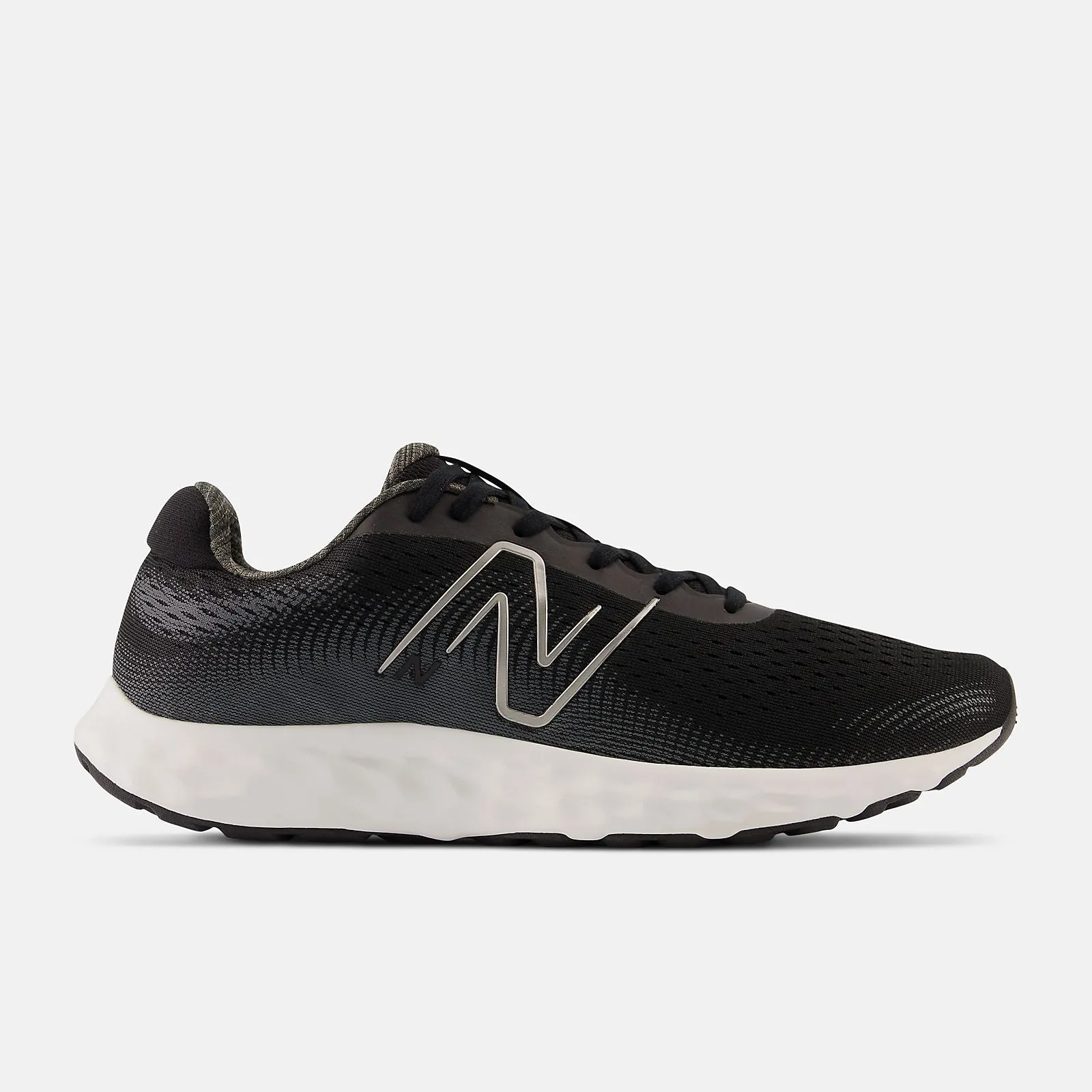 New Balance 520 v8 (2E) - Mens - Black/White