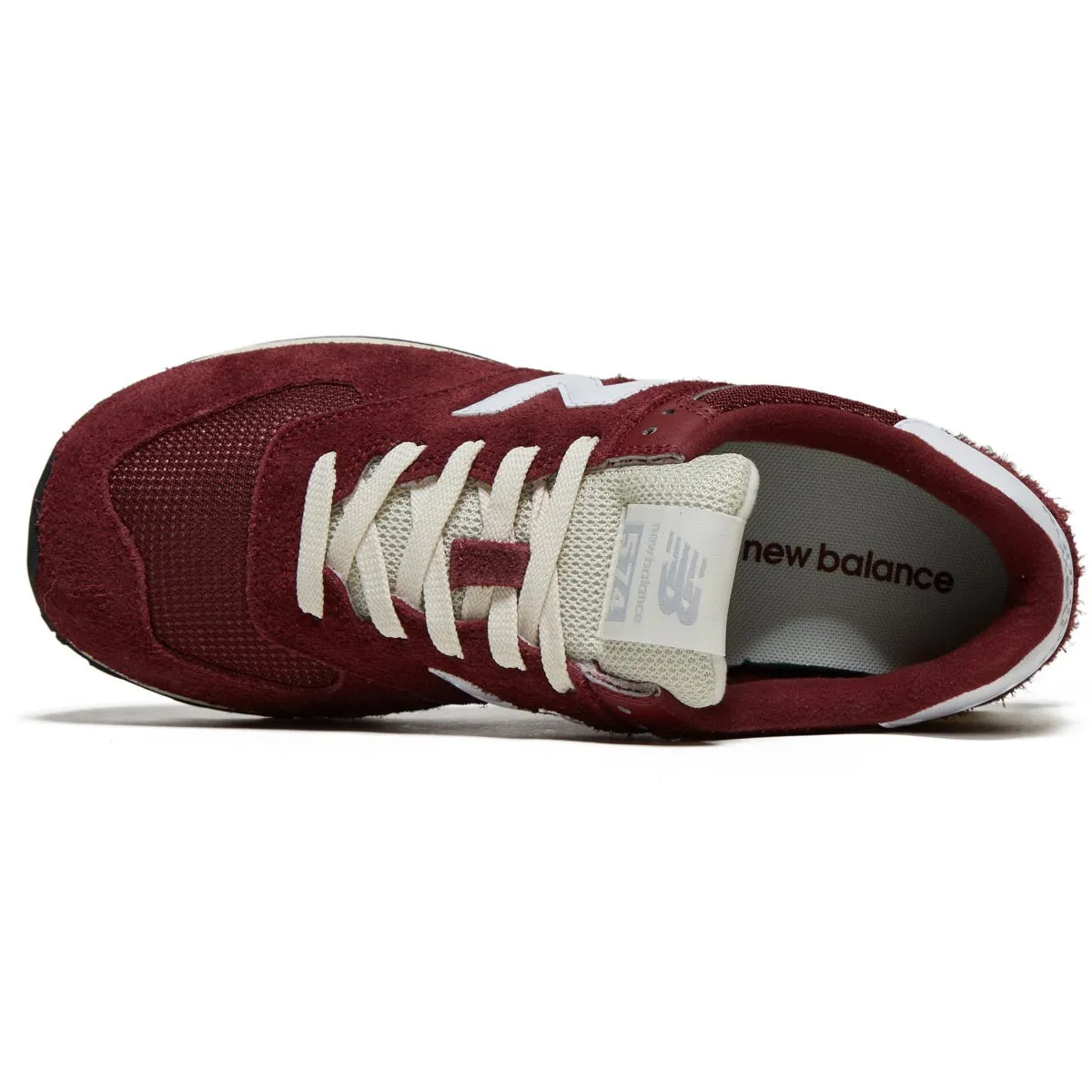 New Balance 574 Shoes - Classic Crimson/White/Angora