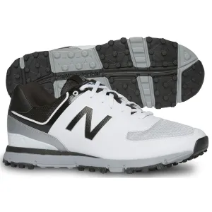 New Balance Men's Spikeless Breathable Golf Shoes White/Black 8 XW