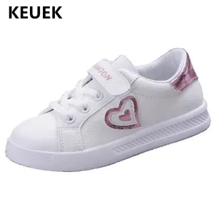 New Children Casual Shoes Girls  Leather sports shoes