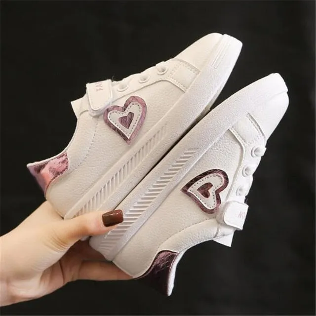 New Children Casual Shoes Girls  Leather sports shoes