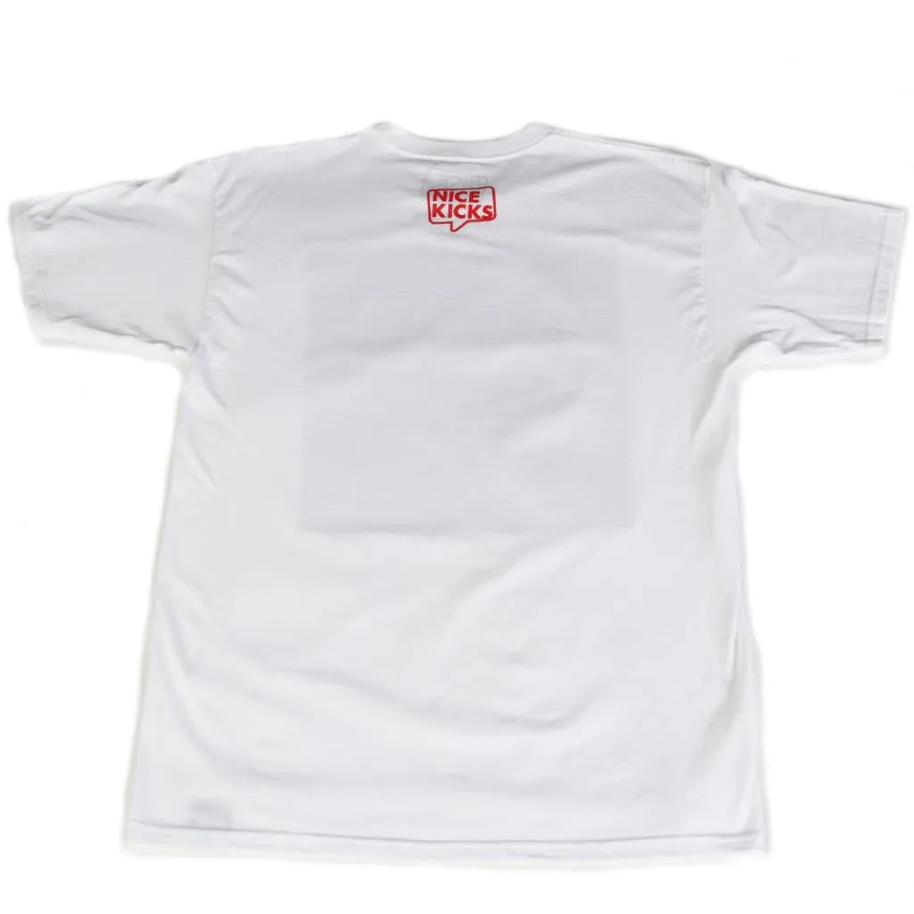 Nice Kicks Cement Tee - White/Red