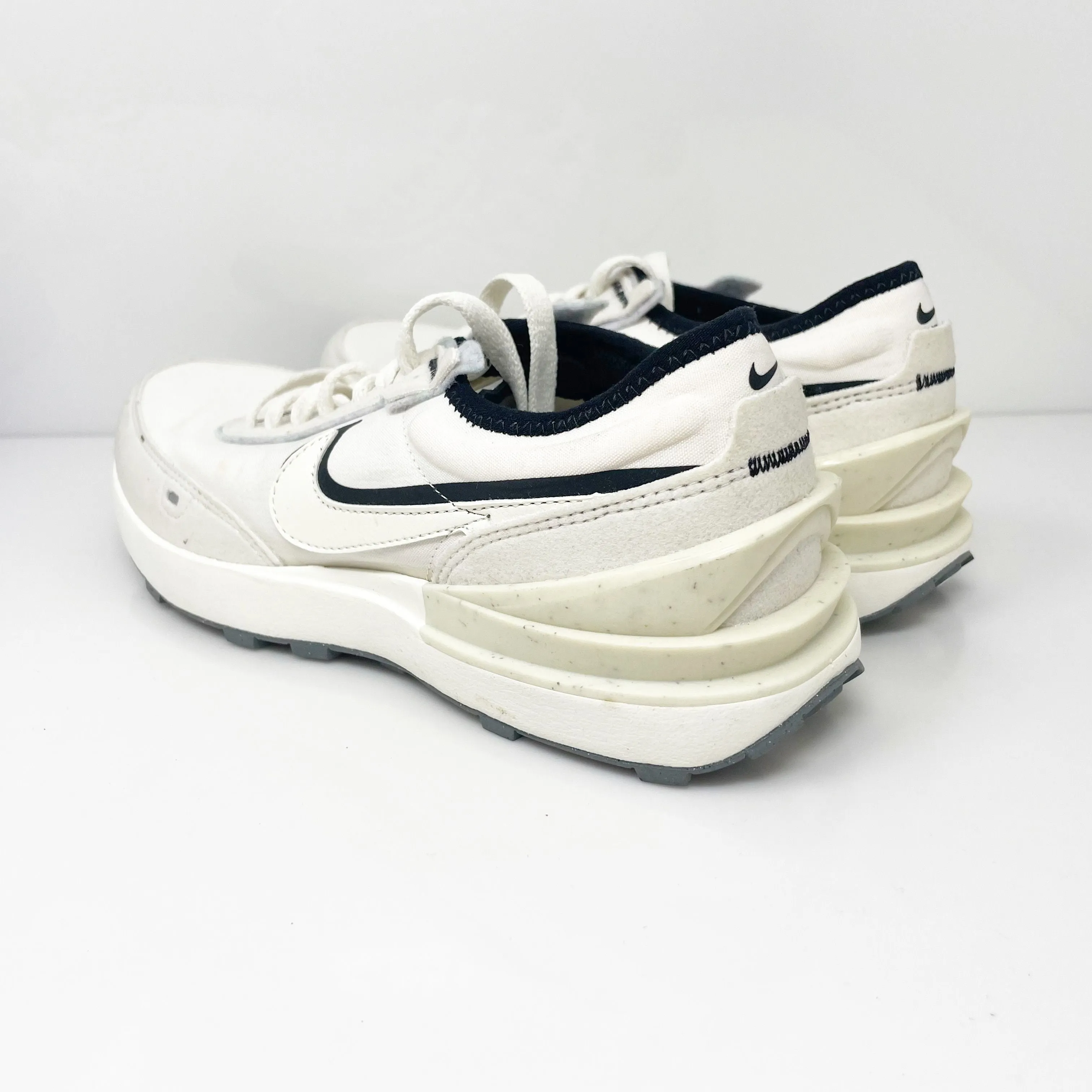 Nike Boys Waffle One AI SE DQ0470-001 White Casual Shoes Sneakers Size 7Y