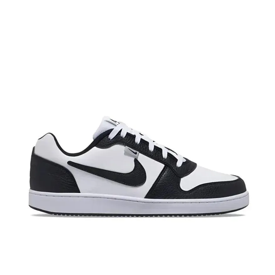 Nike EBERNON low prm “white and black” sports and leisure comfortable retro hundred low-top board shoes for men