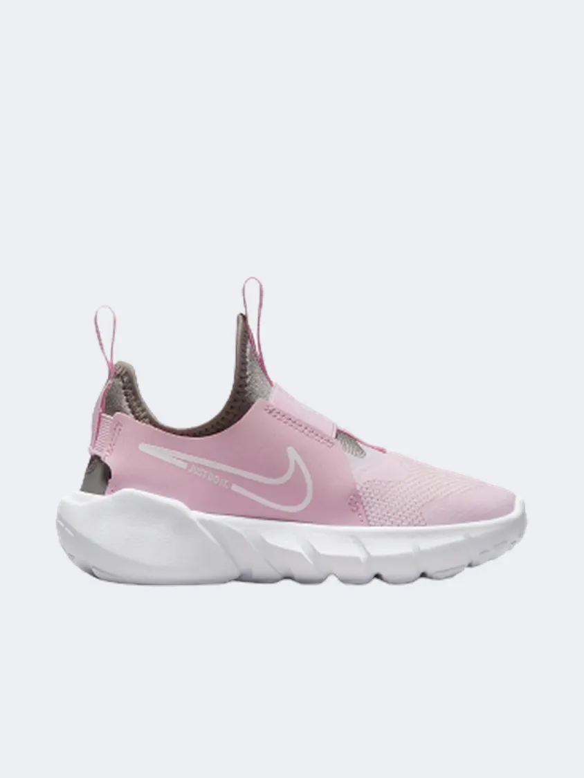 Nike Flex Runner 2 Psv Ps-Girls Running Shoes Pink/Flat/White