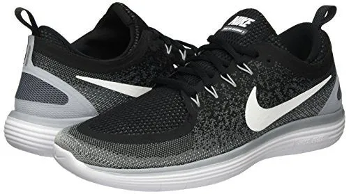 Nike Men's Free Rn Distance 2 Black/White Cool Grey Running Shoe Size 9.5