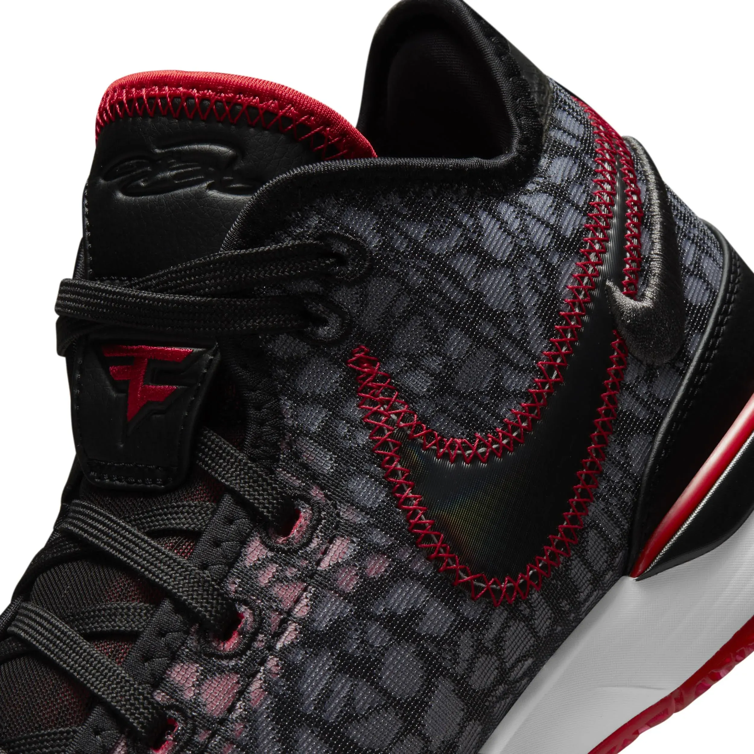 Nike Men's Zoom LeBron NXXT Gen Shoes - Black / White / University red