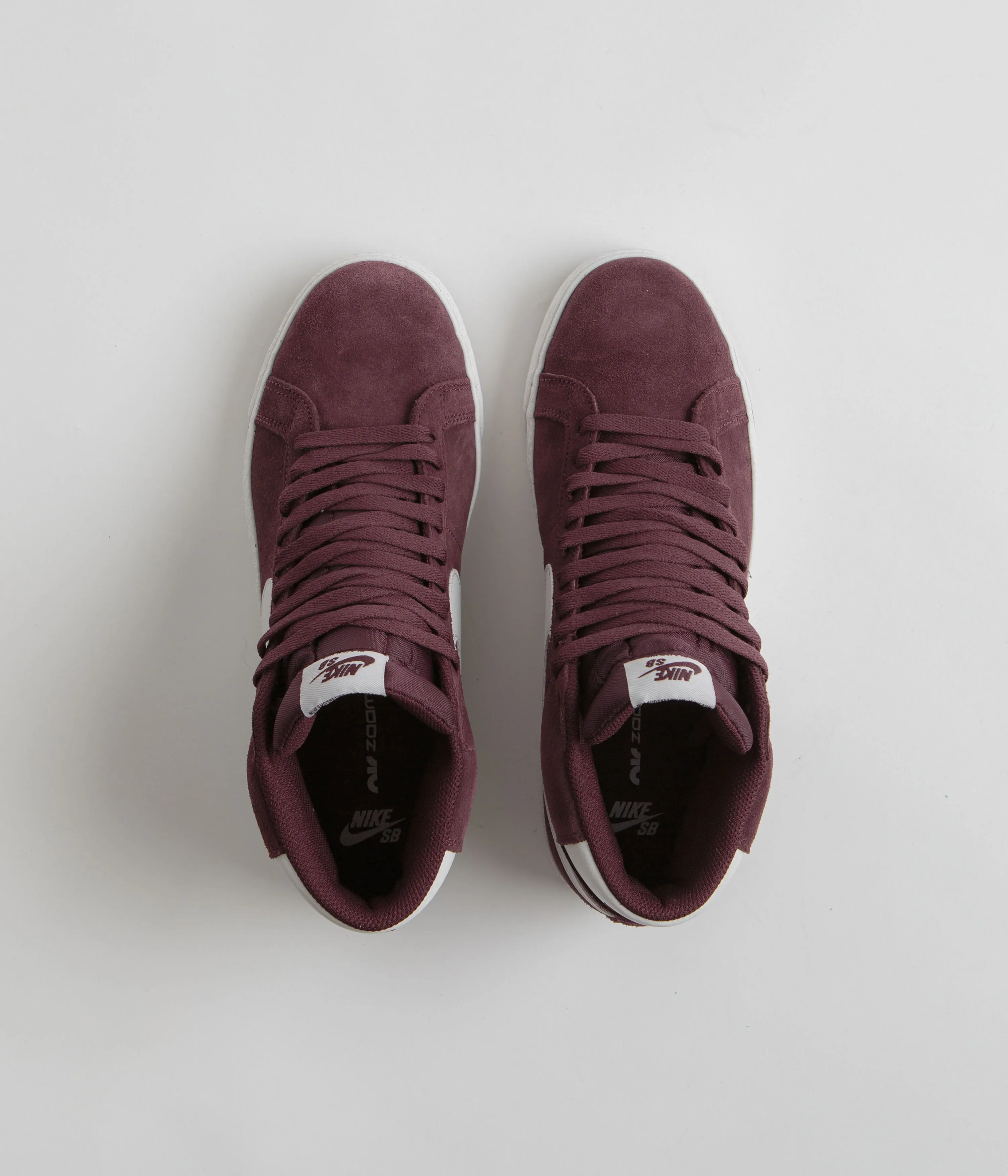 Nike SB Blazer Mid Shoes - Burgundy Crush / Summit White