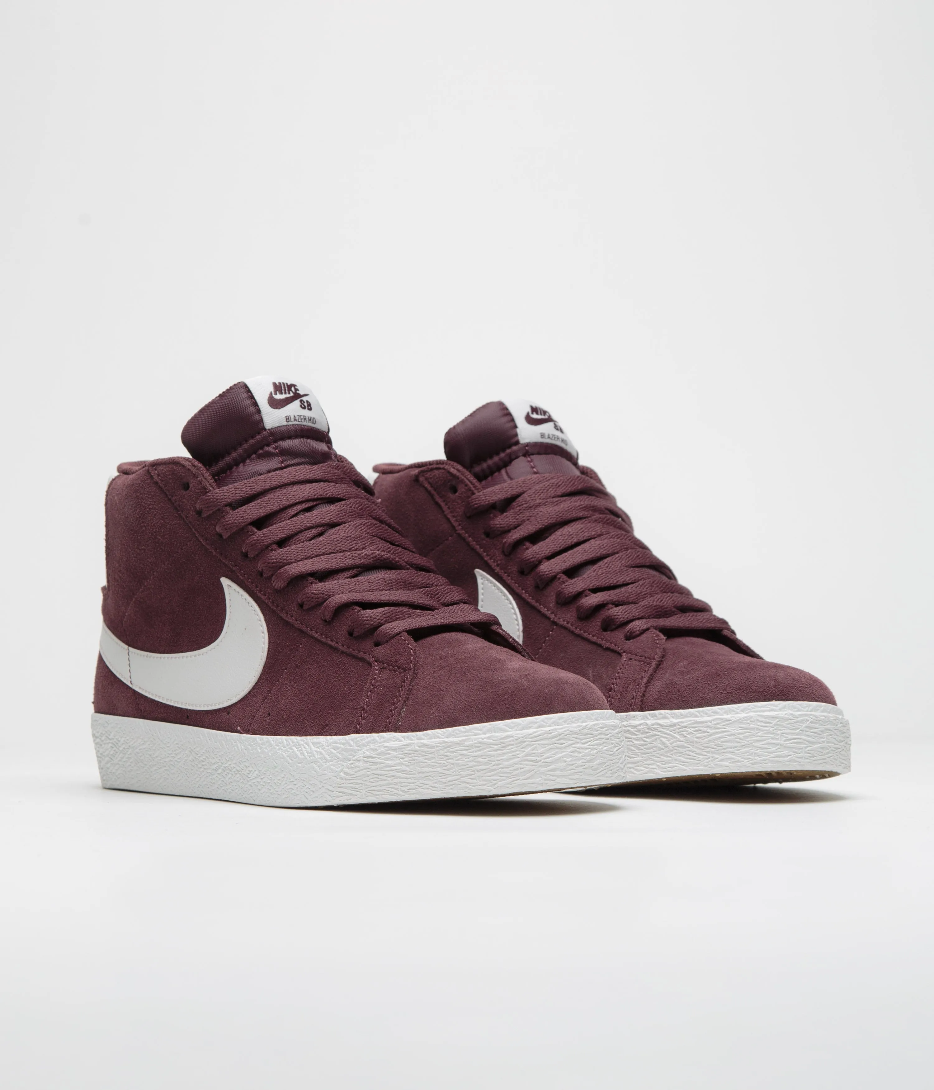 Nike SB Blazer Mid Shoes - Burgundy Crush / Summit White