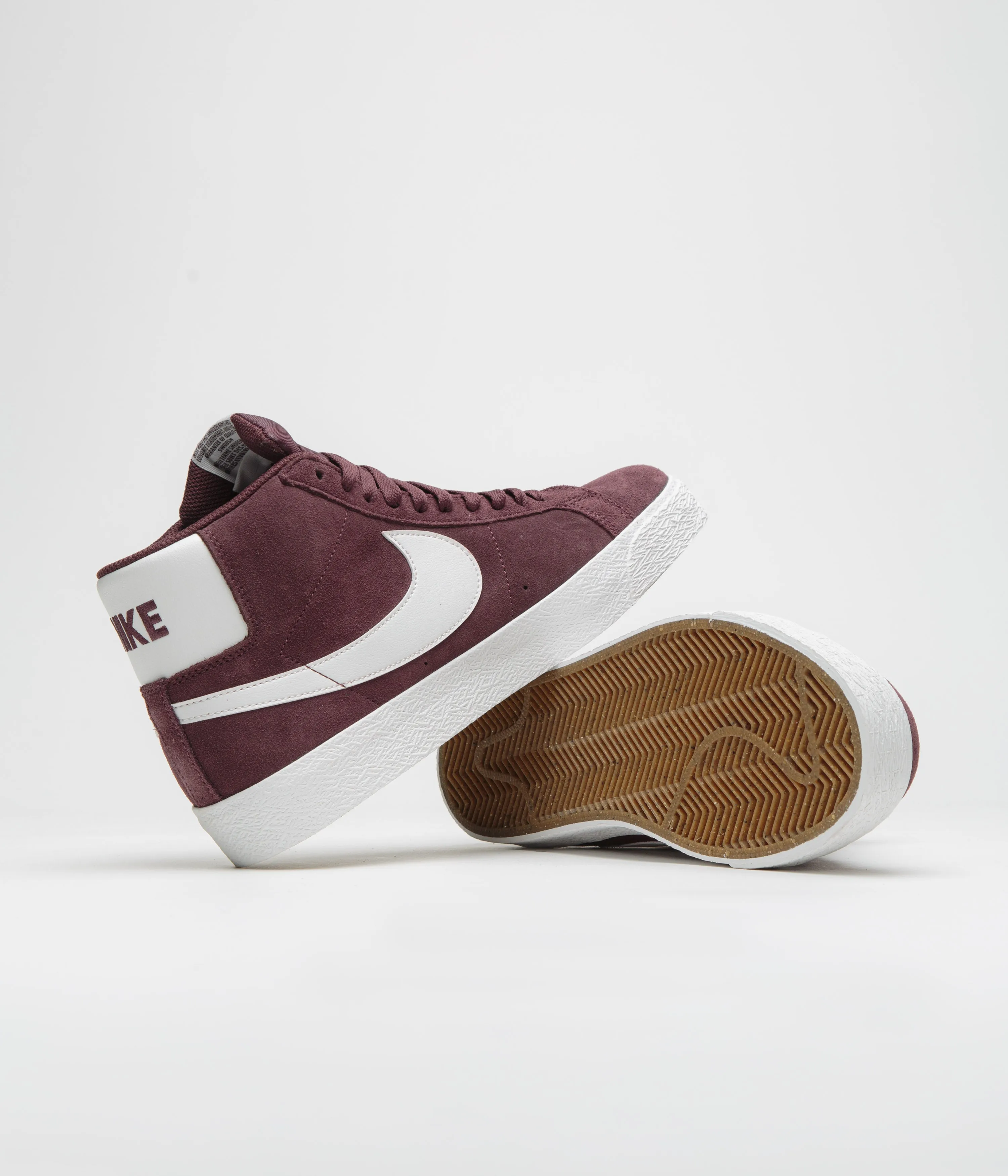 Nike SB Blazer Mid Shoes - Burgundy Crush / Summit White