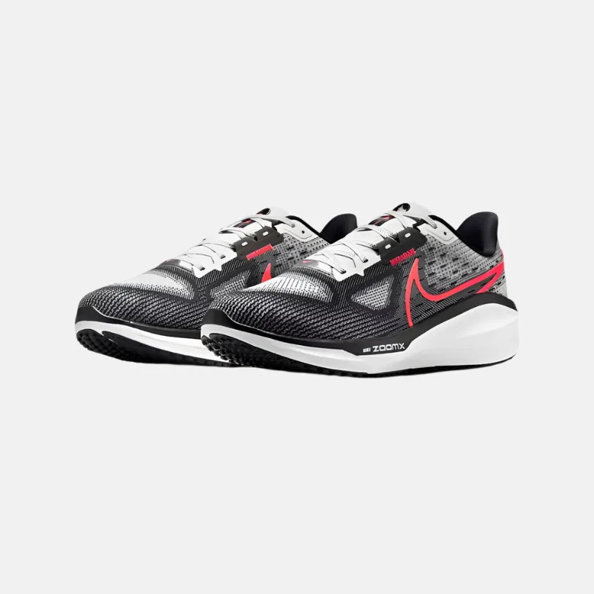 Nike Vomero 17 Men's Road Running Shoes -Photon Dust/Black/Platinum Tint/Hyper Punch