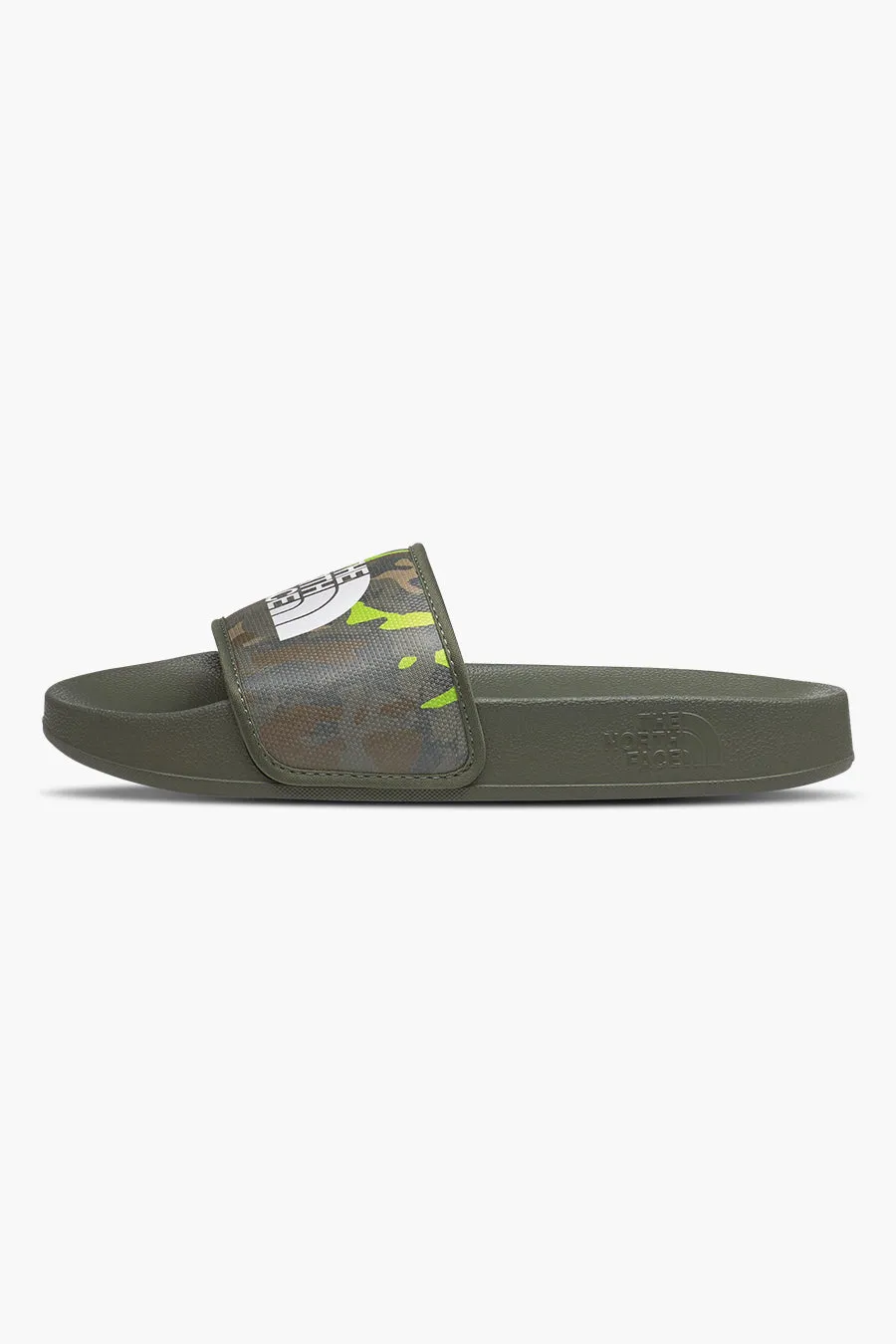 North Face Kids Base Camp Slides - Taupe Green