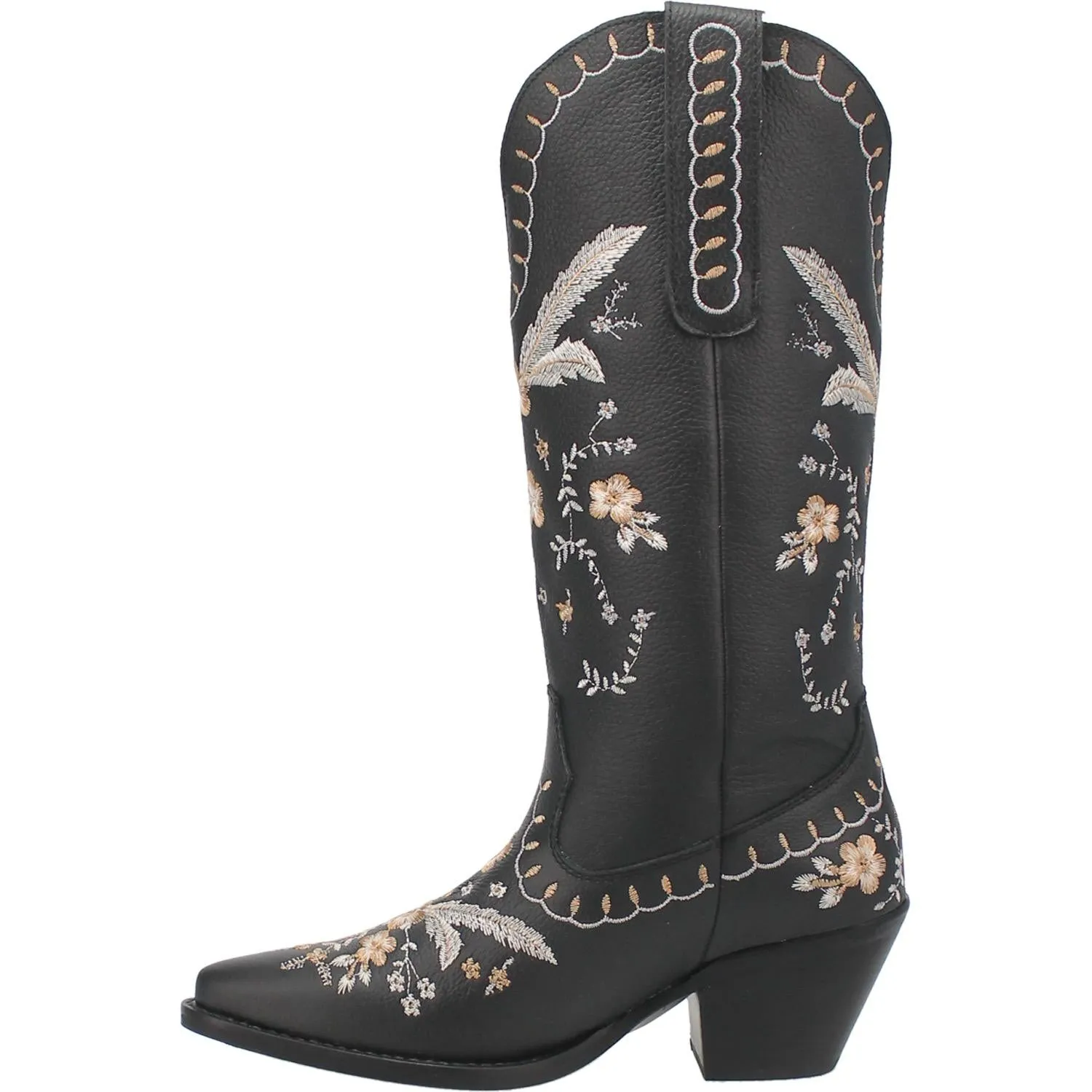 Online Exclusive | Dingo | Full Bloom Cowboy Boot in Black **PREORDER