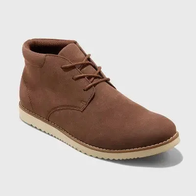 Open Box - Goodfellow & Co Men's Faux-Suede Chukka Boots High Top Dress Sneakers