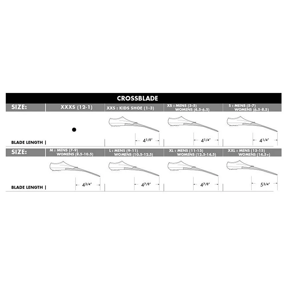 Open Box TYR CrossBlade Training Fins-XXSM