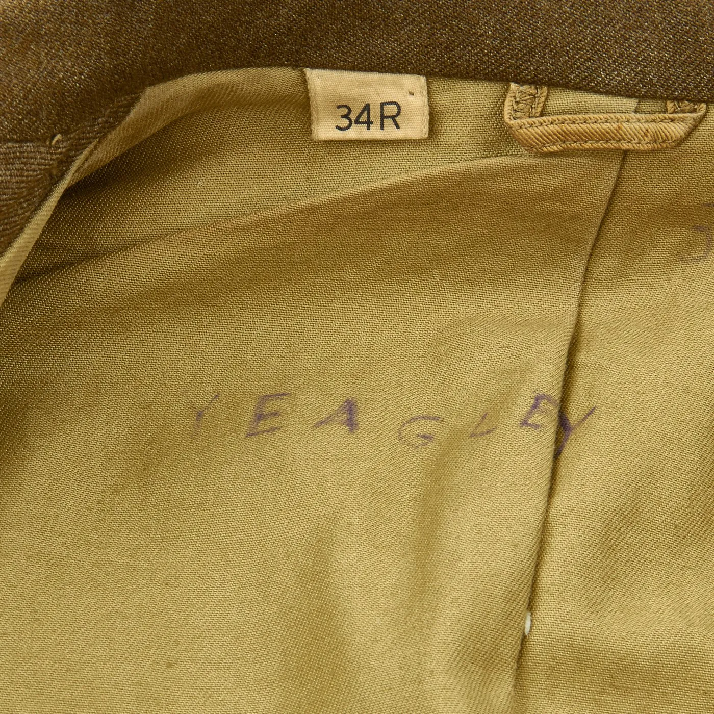 Original U.S. Named Anti-Tank Company 271st Infantry Regiment Named Ike Jacket with Reseach