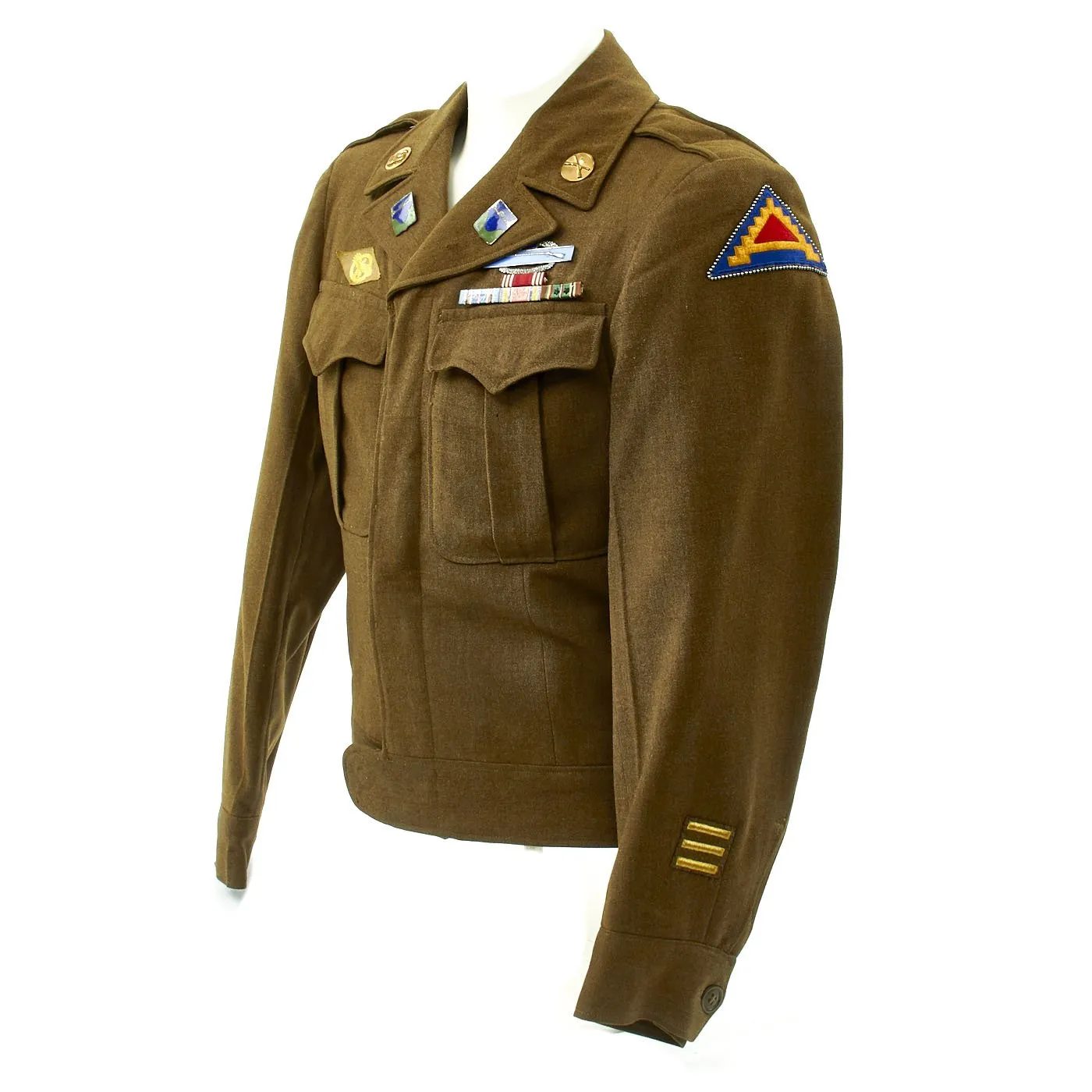 Original U.S. Named Anti-Tank Company 271st Infantry Regiment Named Ike Jacket with Reseach