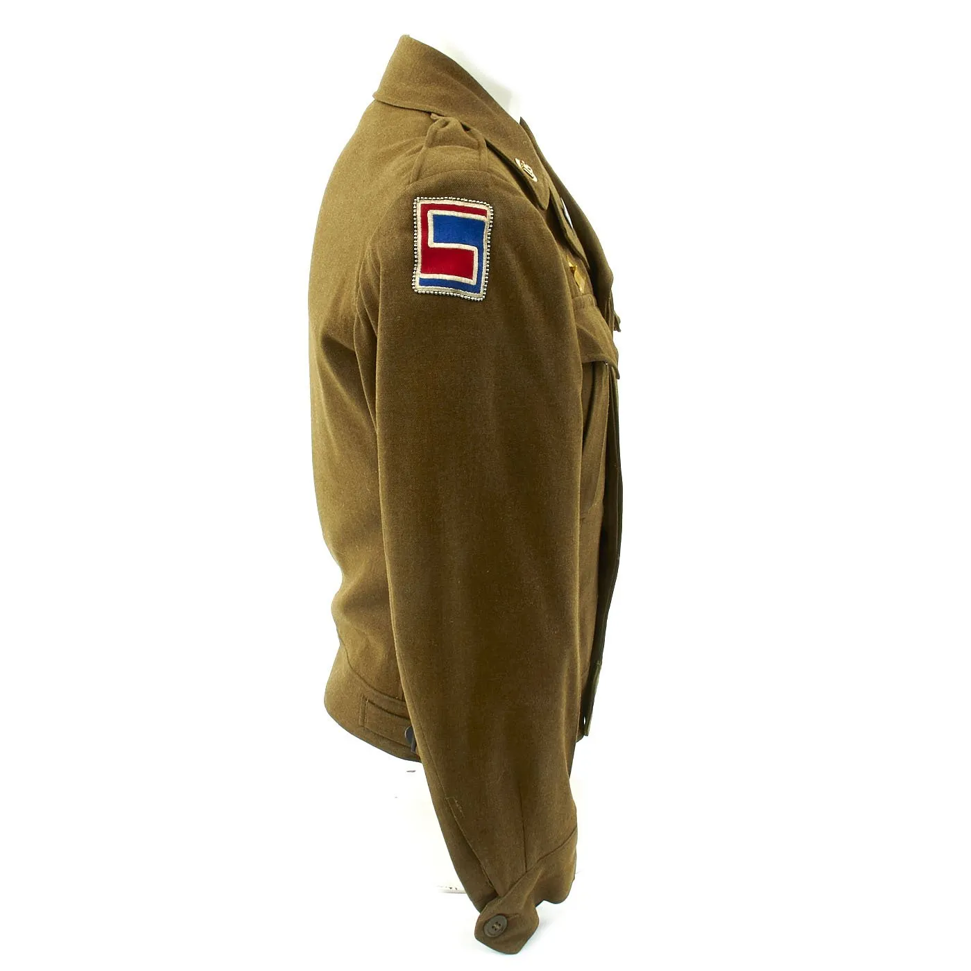 Original U.S. Named Anti-Tank Company 271st Infantry Regiment Named Ike Jacket with Reseach