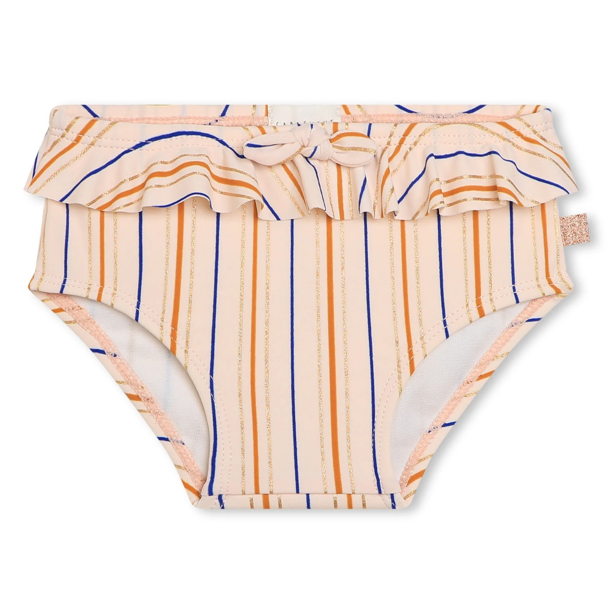 Pale Pink Baby Striped Swim Bottoms