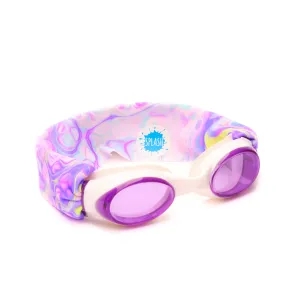 Pastel Swirl Swim Goggles