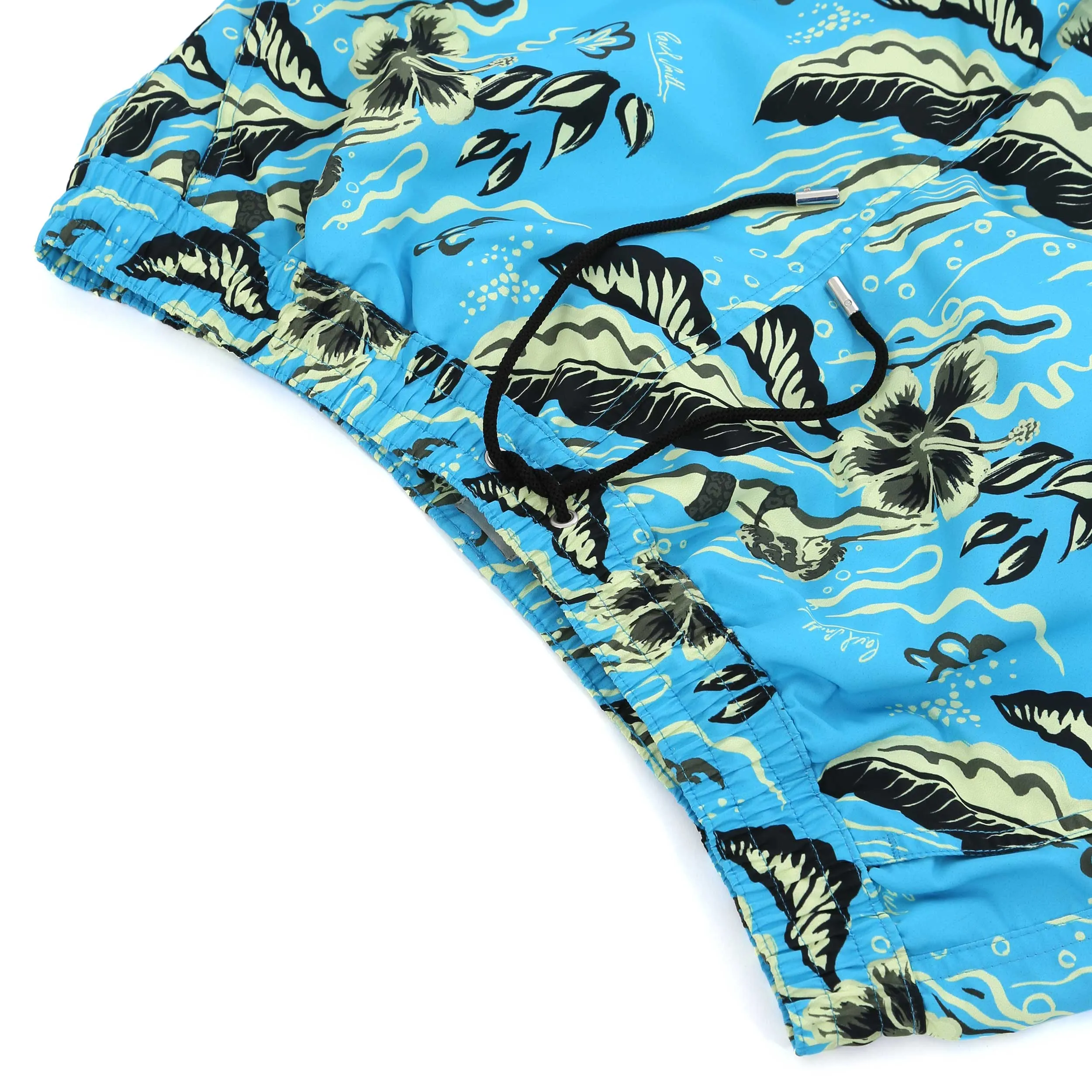 Paul Smith Hawaii DVR Swim Short in Sky Blue