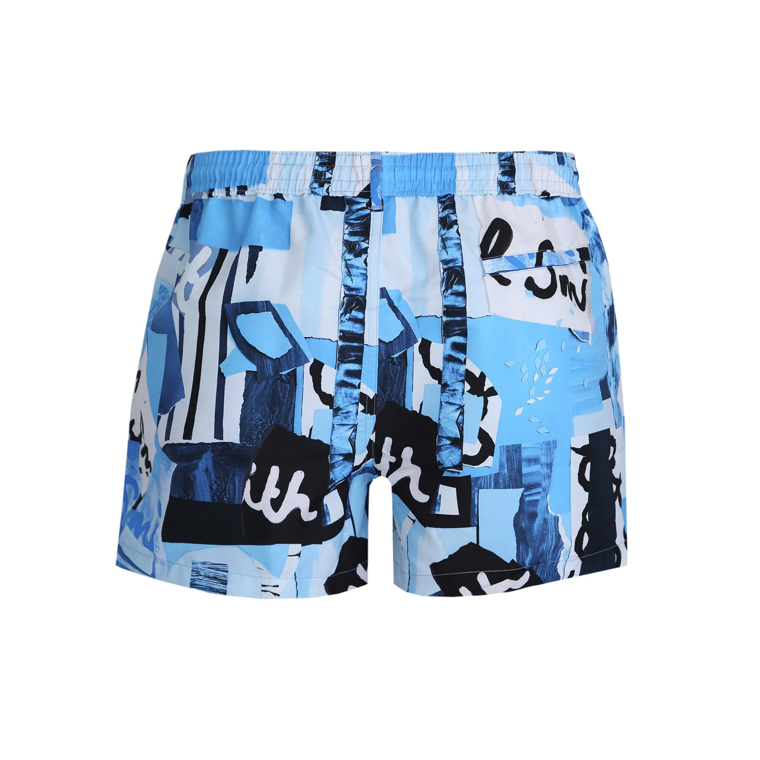 Paul Smith PPR Collage Swim Short in Blue