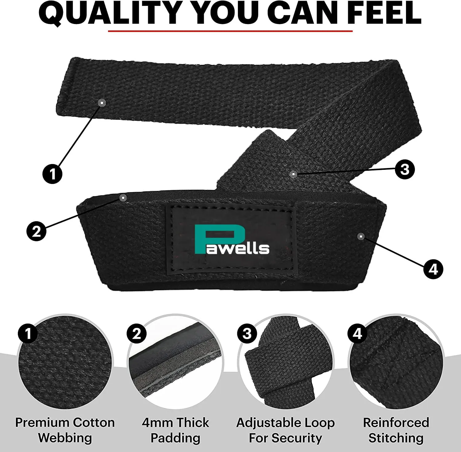 Pawells® Premium Gym Accessories Combo Set for Men and Women Workout with Skipping Rope, Duffle Bag, Wrist Wrap, Deadlift Belt & Strap, Sipper/Shaker - All-in-One Fitness GYM Kit (Pack Of 7)