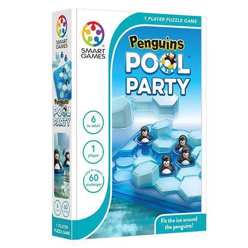 Penguins Pool Party Puzzle Game