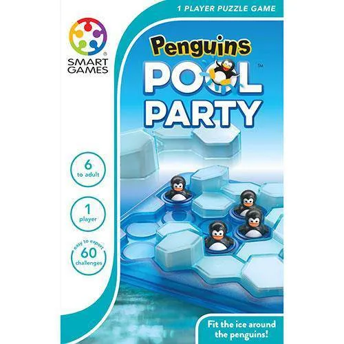 Penguins Pool Party Puzzle Game