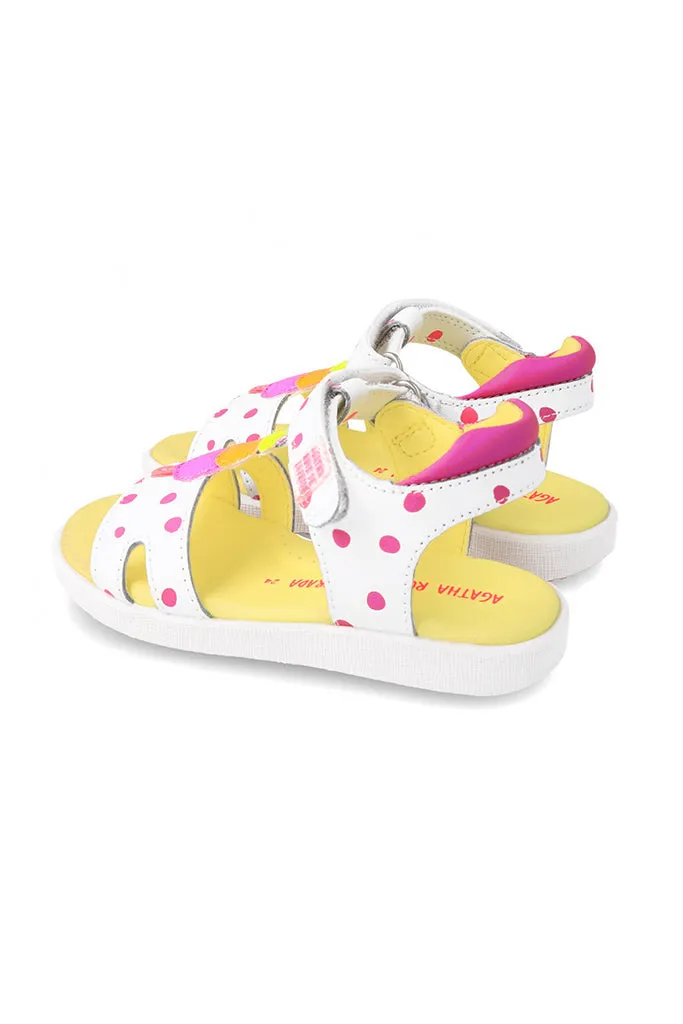 Polka Dot Ice Cream Sandals