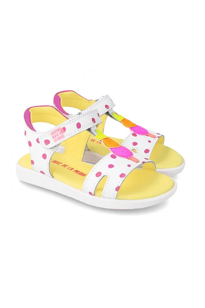 Polka Dot Ice Cream Sandals