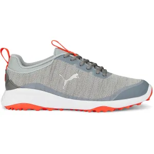 Puma Fusion Pro Spikeless Shoes - Grey/Silver/Red