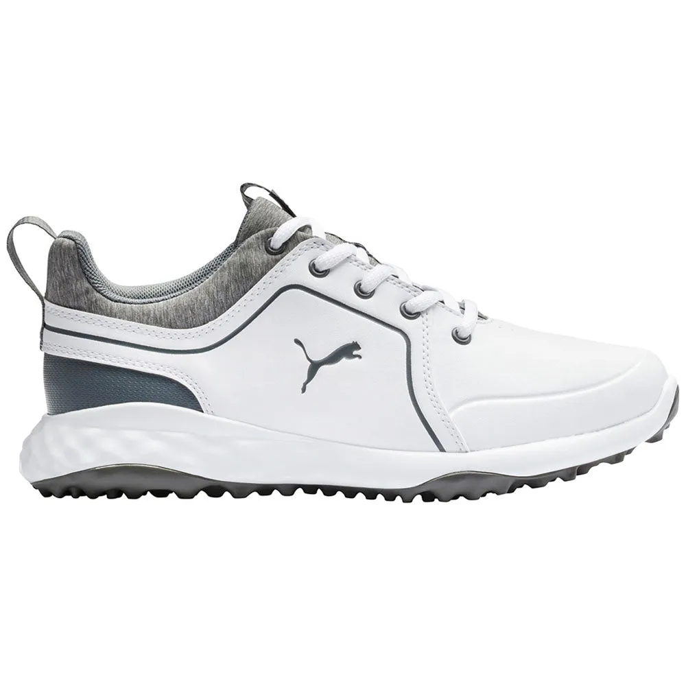 Puma Grip Fusion 2.0 Spikeless Junior Shoes - Puma White/Quiet Shade