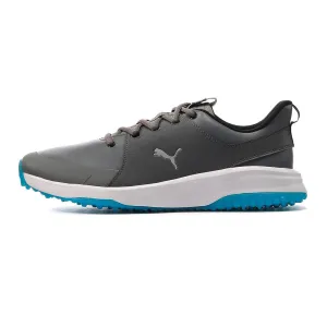 Puma Grip Fusion Pro 3.0 Golf Shoes - Quiet Shade/Puma Silver/Ibiza Blue